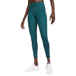 NWT Nike One Dri-FIT Green Leopard Glitter Leggings – Women’s M